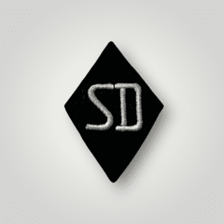 SS SD Security Service Sleeve Badge - Mint
