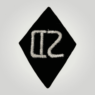 SS SD Security Service Sleeve Badge - Mint