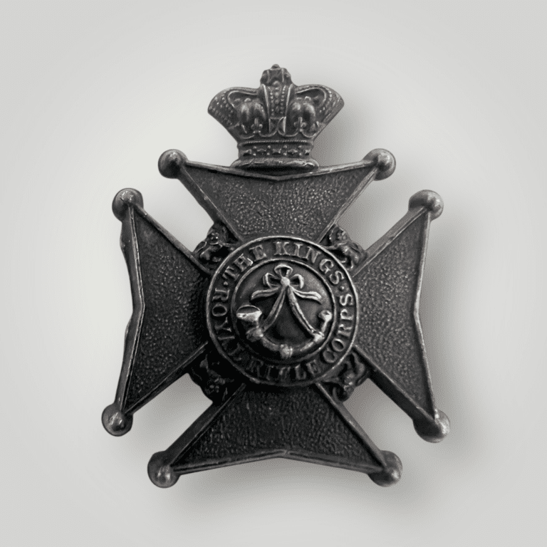 Kings Royal Rifle Corp Victorian Cap Badge - Militaria Online Shop