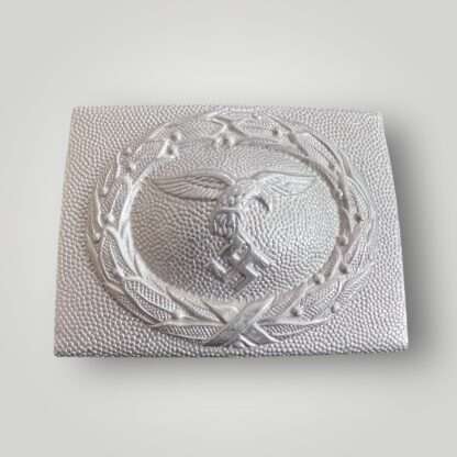 An early Luftwaffe belt buckle Luftwaffe with a Drop Tail Eagle 1936, two piece construction in alluminium.