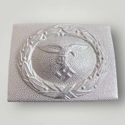 An early Luftwaffe belt buckle Luftwaffe with a Drop Tail Eagle 1936, two piece construction in alluminium.