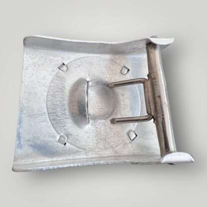Reverse image of an early Luftwaffe belt buckle Luftwaffe with a Drop Tail Eagle 1936, two piece construction in alluminium.