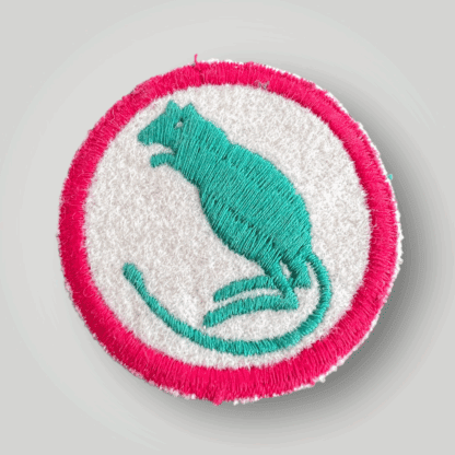 An orginal British WW2 7th Armoured Brigade formation badge, machine embroiderd.