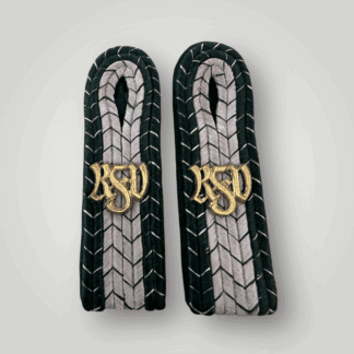 A set of Third Reich Customs Officials Shoulder Boards (Reichsfinanzdienst Zollgrenzschutz) for the rank of customs operations assistant equivalant to the rank of Feldwebel.