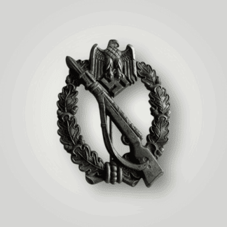 A Infantry Assault Badge in Bronze by SHuCO, constructed in zinc with a bronze finish.