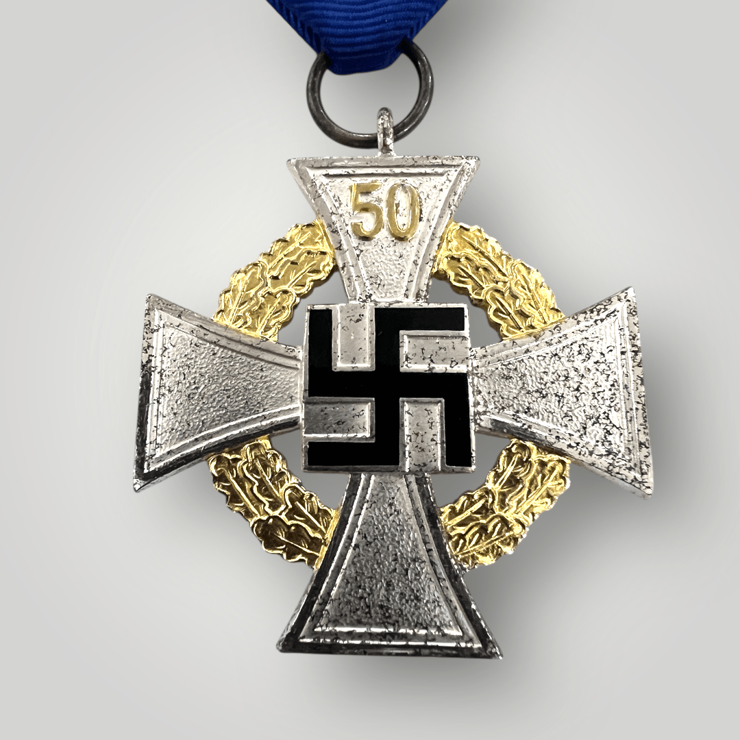 National Faithful Service Medal 50 Years With Case By Deschler & Sohn