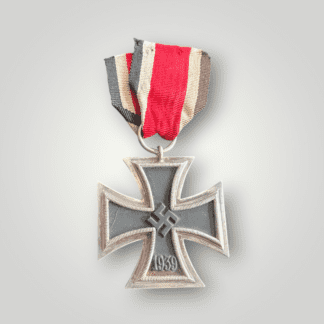 An original German WW2 Iron Cross 1939 2nd class by Paul Meybauer, two-part construction with a magnetic iron core with nice factory paint finish.