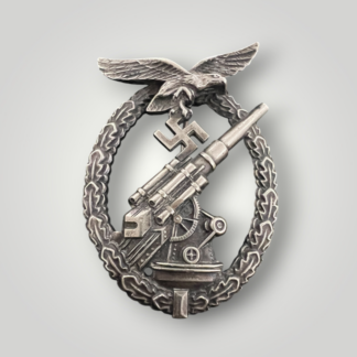 Luftwaffe Flak Badge by Gustav Brehmer